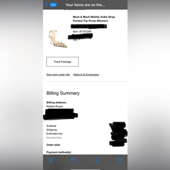 NWT SOLD OUT MACH & MACH Matilda Ankle Strap Pointed Toe Pump 38.5 - Picture 15 of 15